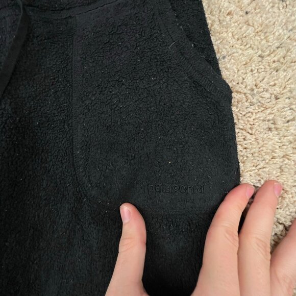 Patagonia Size XS Black Fleece Womens Sweatpants Pants Joggers Drawstrings - Picture 4 of 9